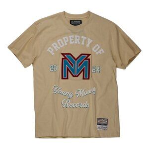 Lil Wayne Property Of YMCMB T-Shirt Tee Khaki Weezy Rap Men's